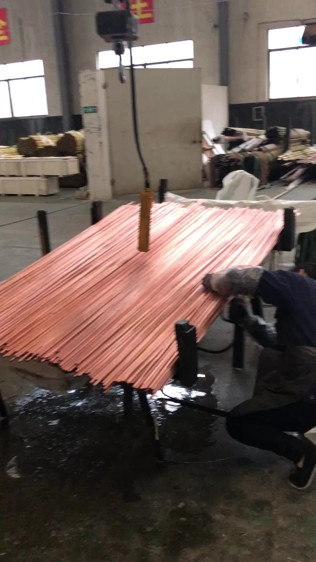 Customized Copper Heat Pipe Coil Square Solar Water Heater Solar