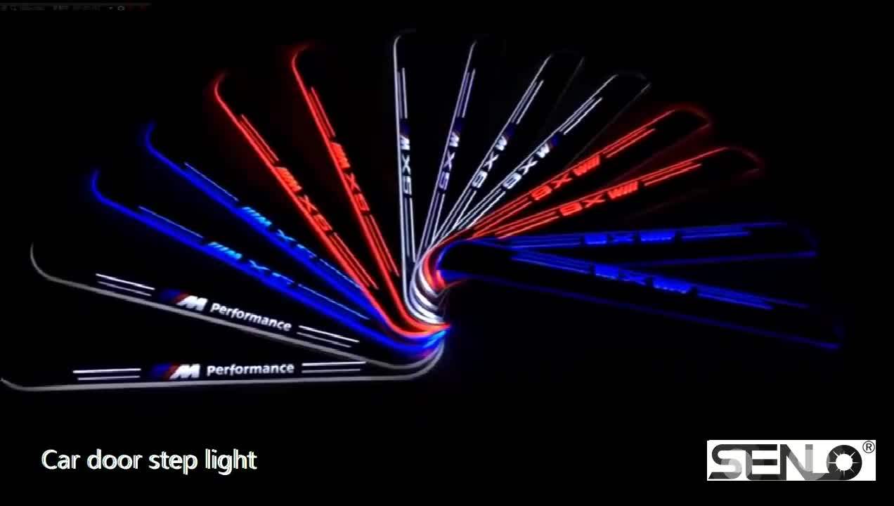 Car Accessories Auto Lighting System Stainless Steel Running Led Door