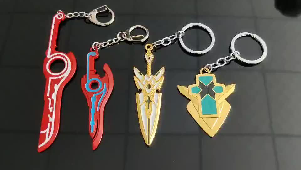 Xenobladeクロニクル2キーホルダーrex mythraひかりpyraほむら剣武器