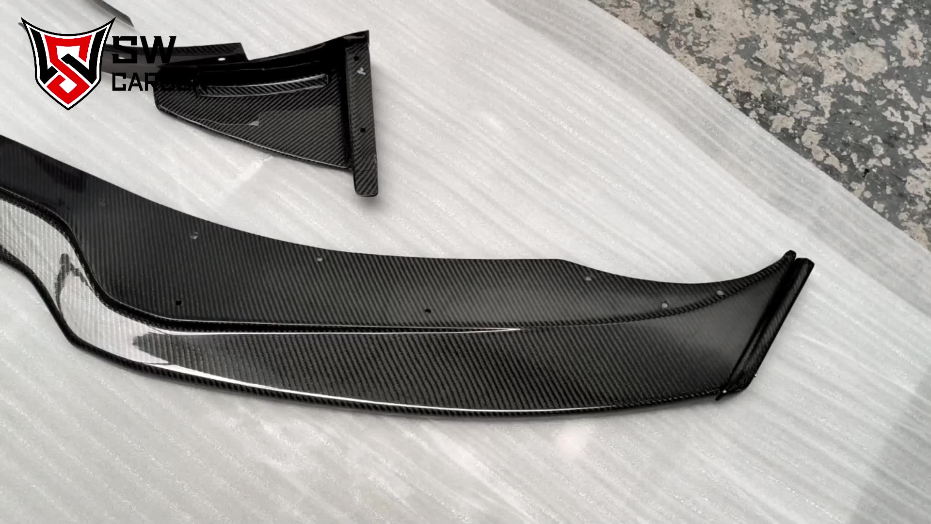 Carbon Fiber Front Splitter For Chevrolet Corvette C7 Z06 Front Bumper