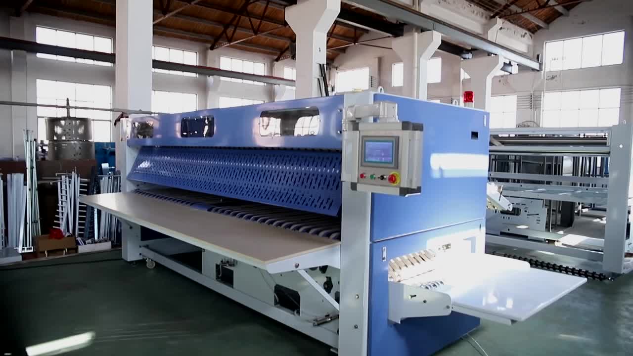 High Speed New Design Commercial Laundry Bed Sheet Folding Machine For Hotel Buy Bedsheet