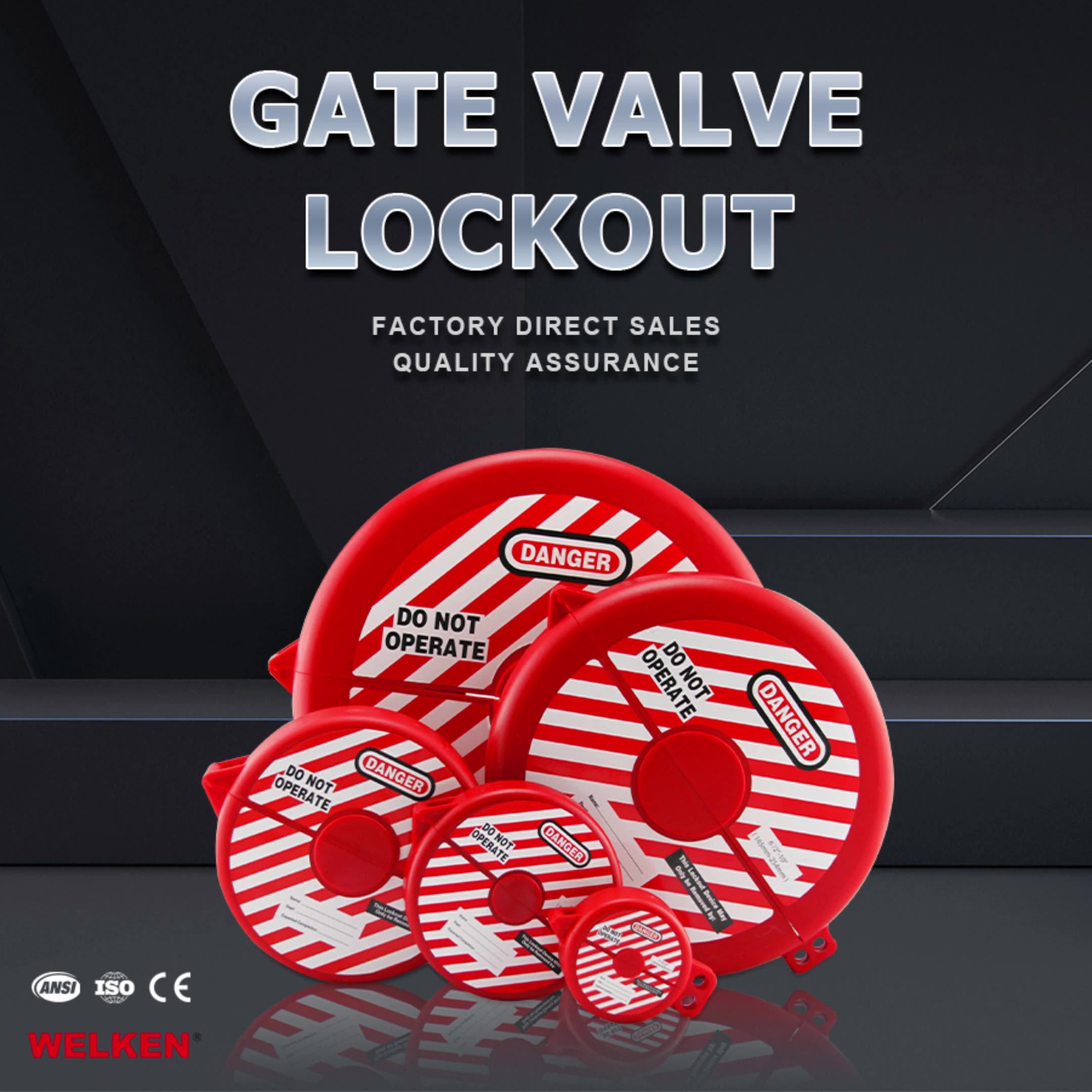 Bd-8233 127-165mm Lockout Tagout Impact-resistant Valve Lockout Devices ...