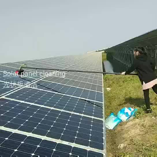 6m Water Fed Pole Brush For Solar Panel Cleaning With 20ft Telescopic