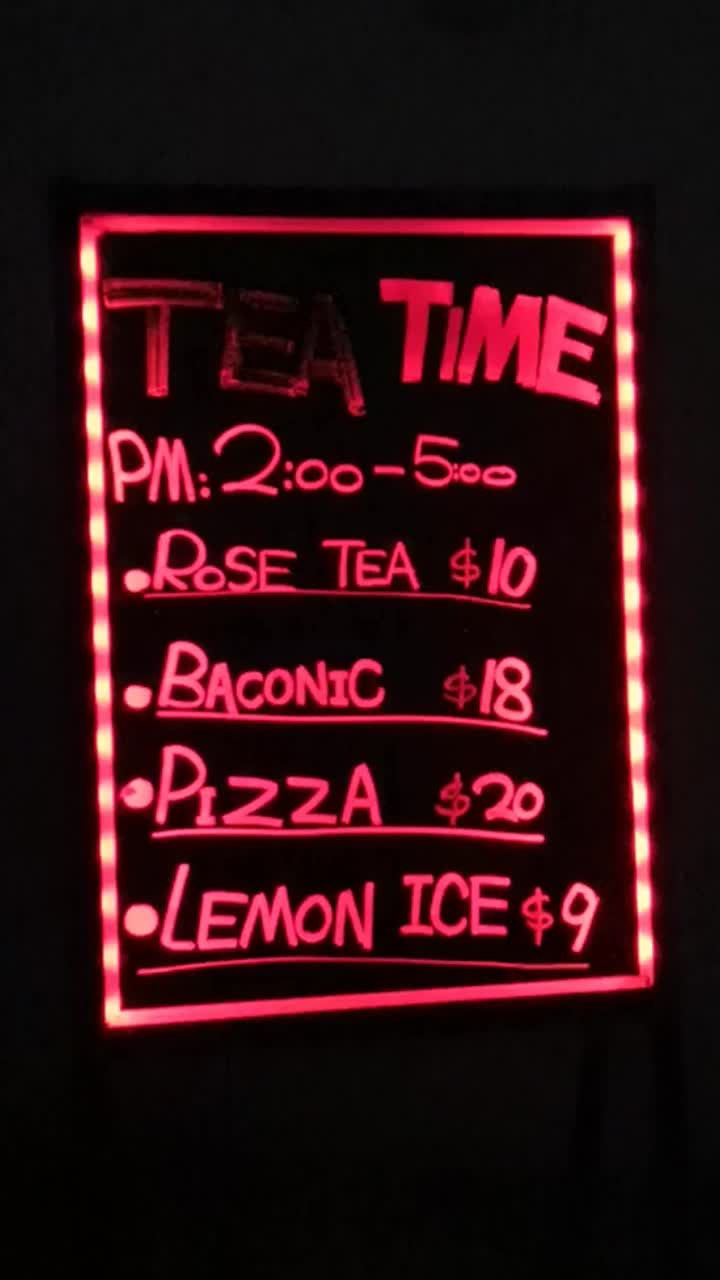 Acrylic Flashing Led Neon Light Up Message Board Buy Neon Light Up Message Board,Flashing Neon