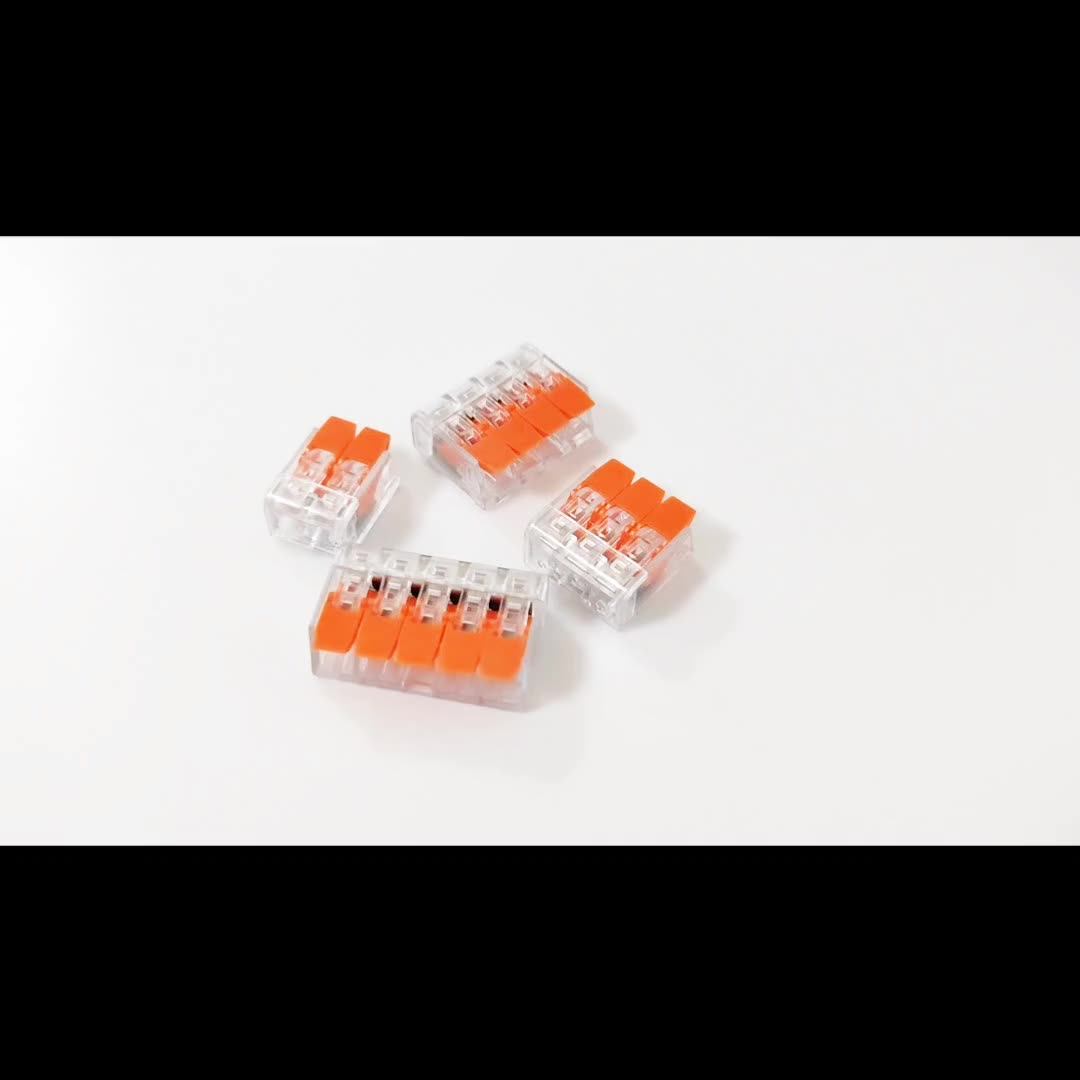 Wago Original 3 Pin Quick Connector Awg 2412 450v/32a Terminal Blocks