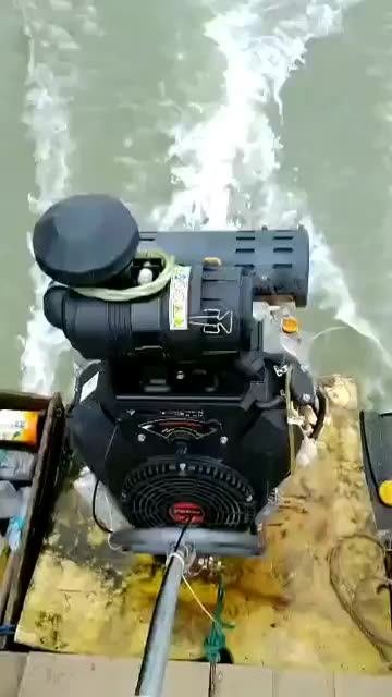 678CC Electric Start LC2V78FD Gasoline Engine - 22HP Loncin