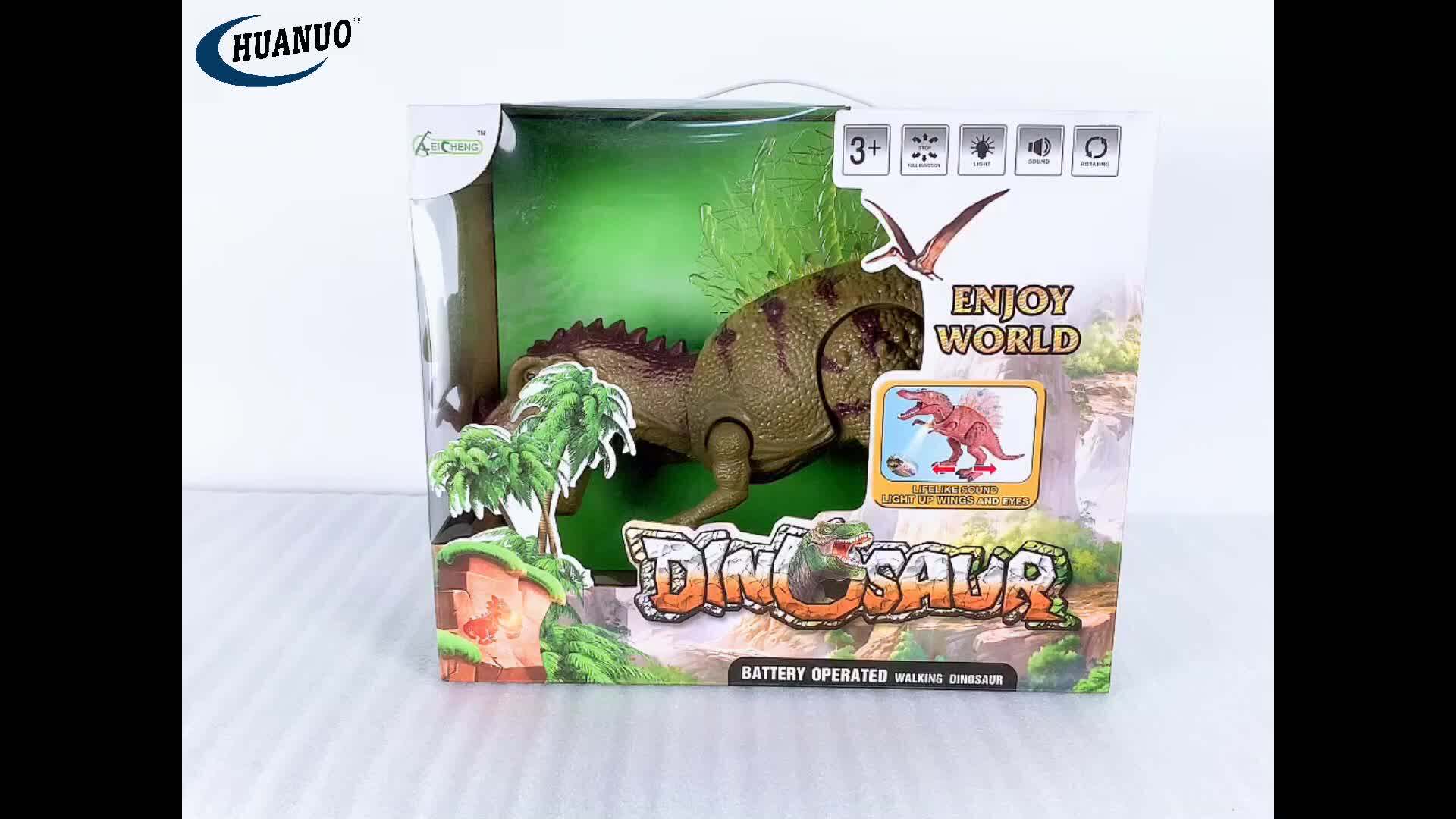 Dinosauro Volante Telecomandato A Induzione Con Luci LED - Giocattolo Ricaricabile Per Bambini - Koolbitz