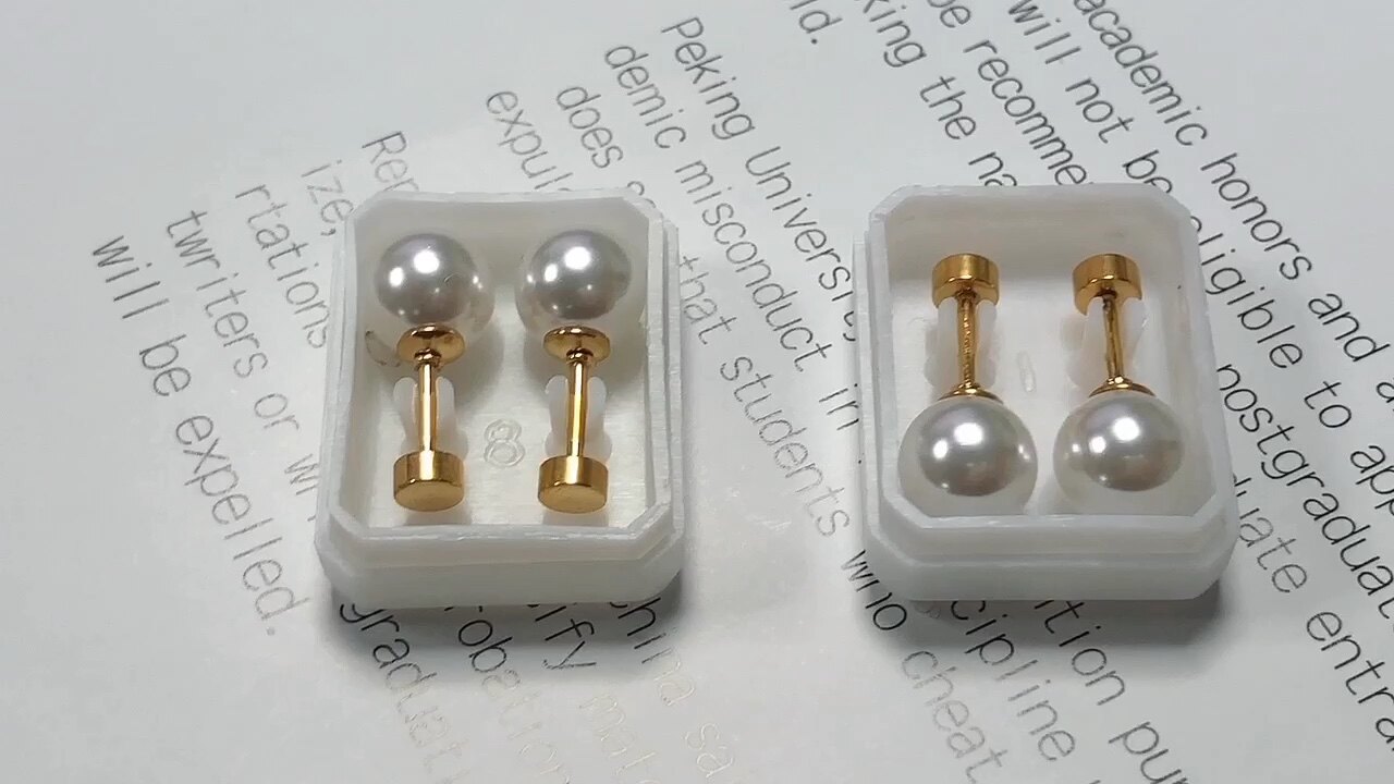 Surgical Earring Kids Jewelry Type Medical Stainless Steel Black Pearl