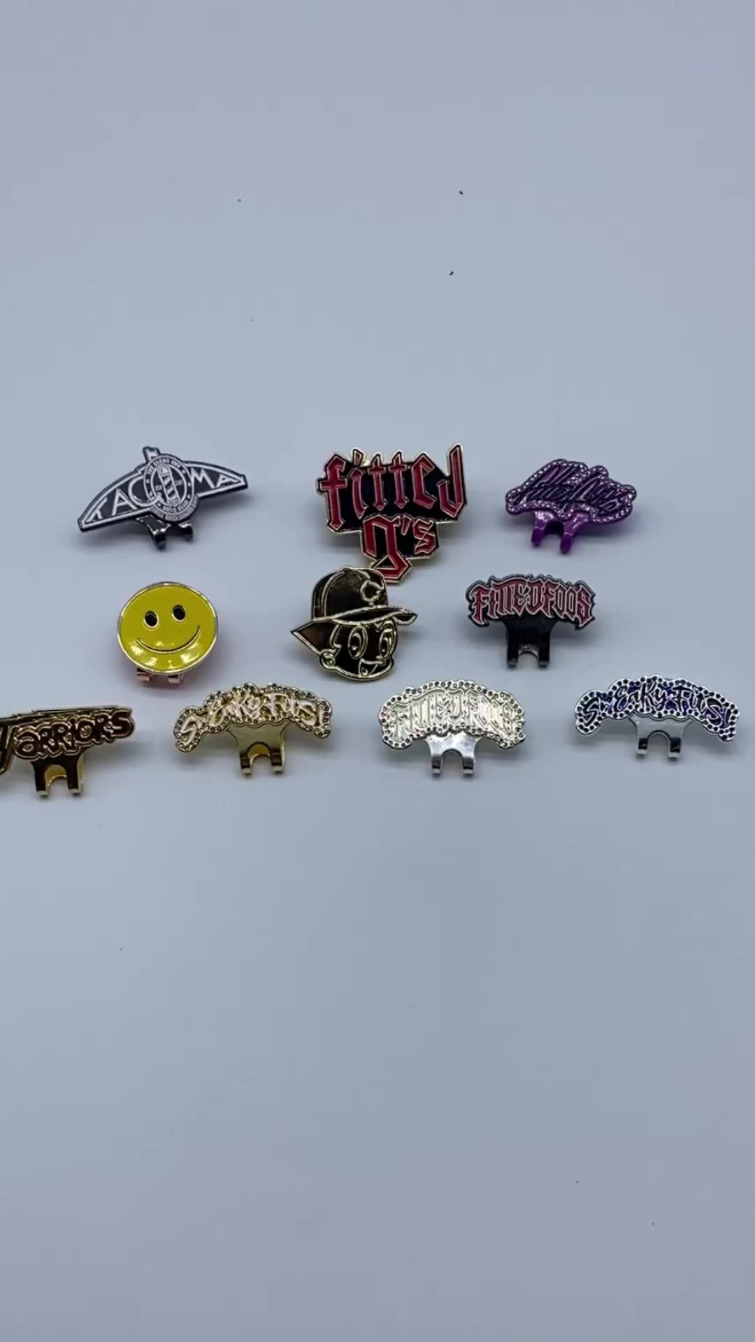 Stars Logo Enamel Pins For Hats Festival Fitted Baseball Custom Metal