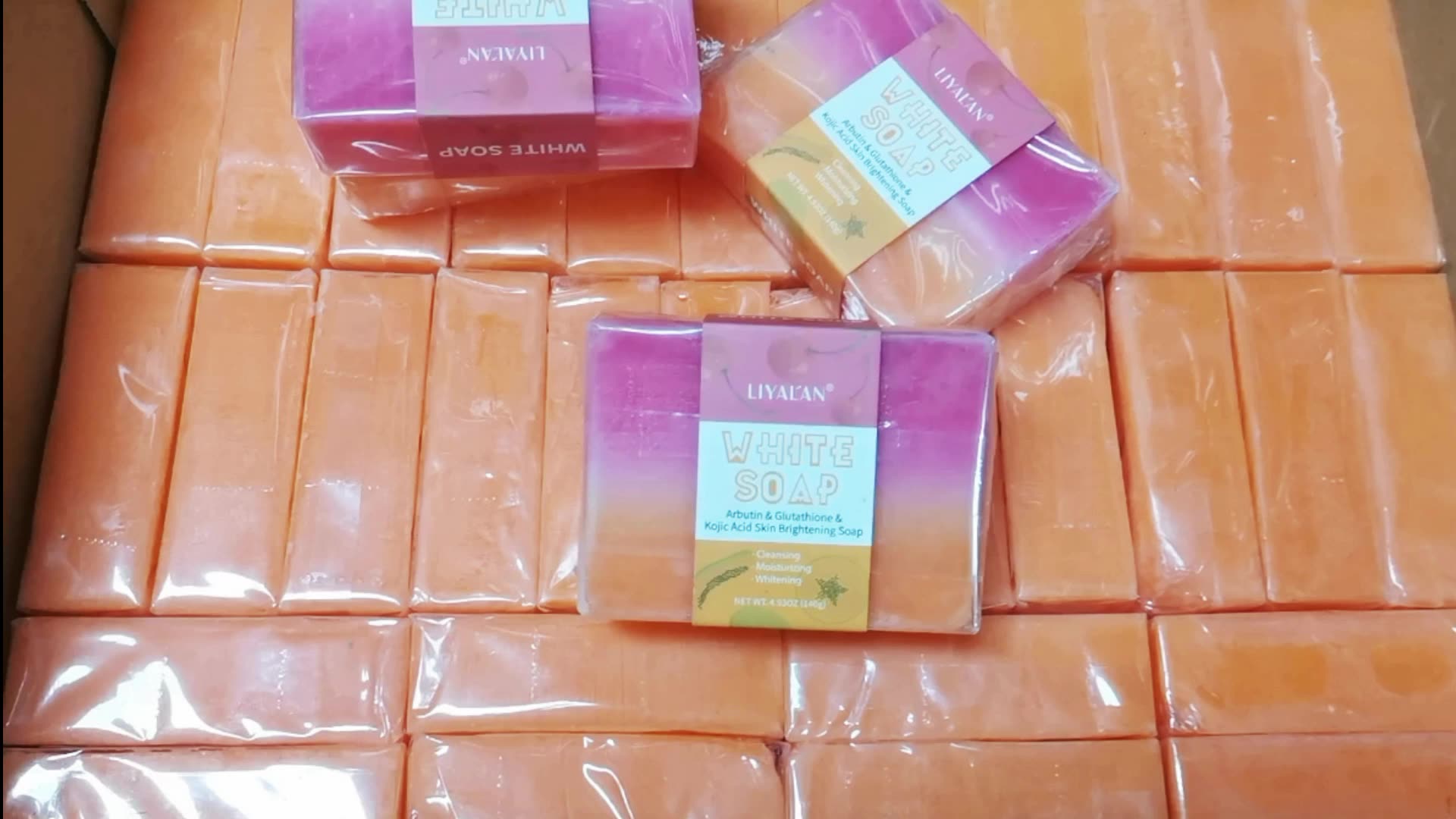 Factory Dropshipping Natural Handmade Organic Clean Lightening Whitening Soaps 3 Color Arbutin