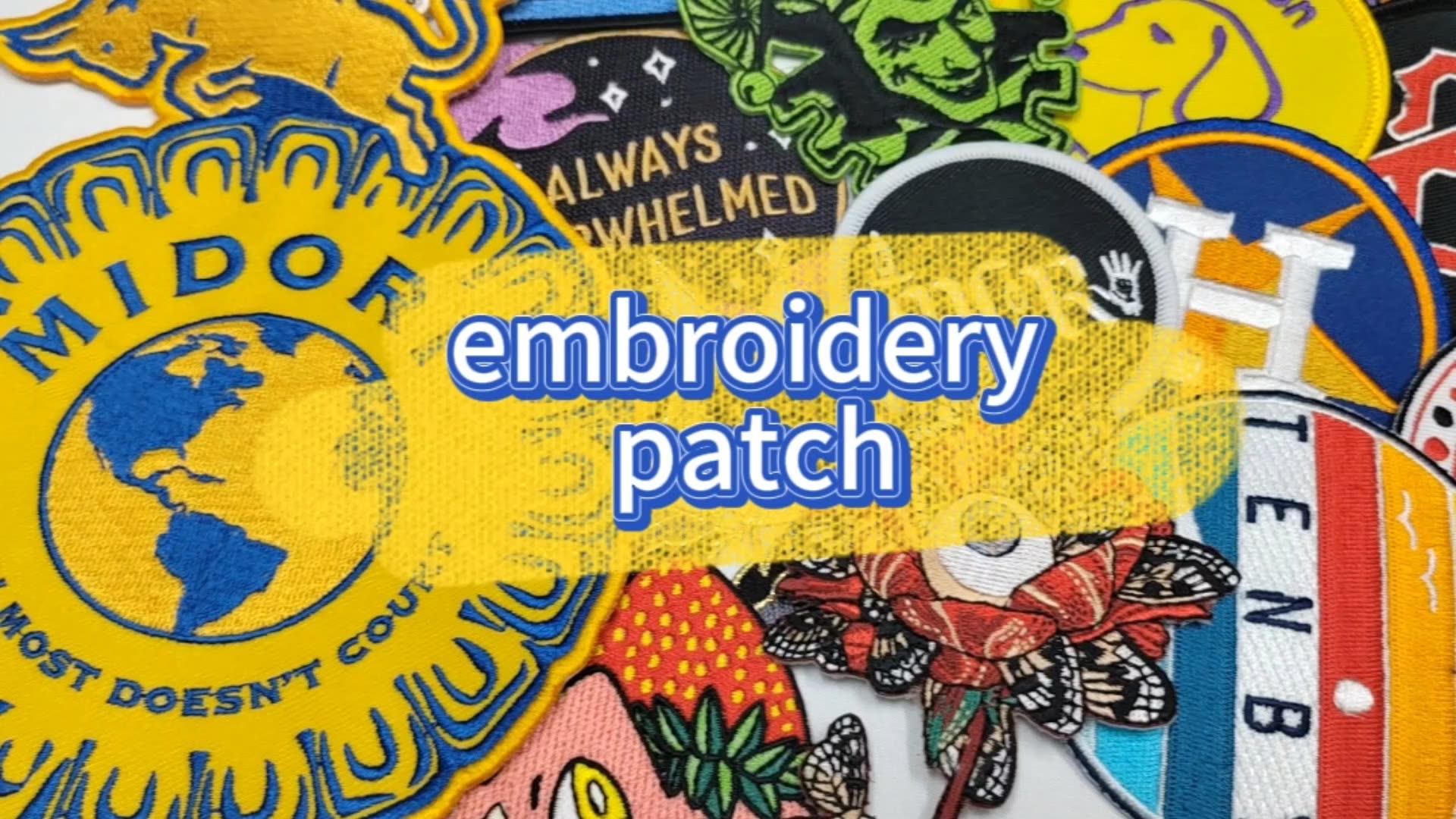 Factory Custom Brand Logo Woven Embroidery Patch,Clothes Badge Fabric