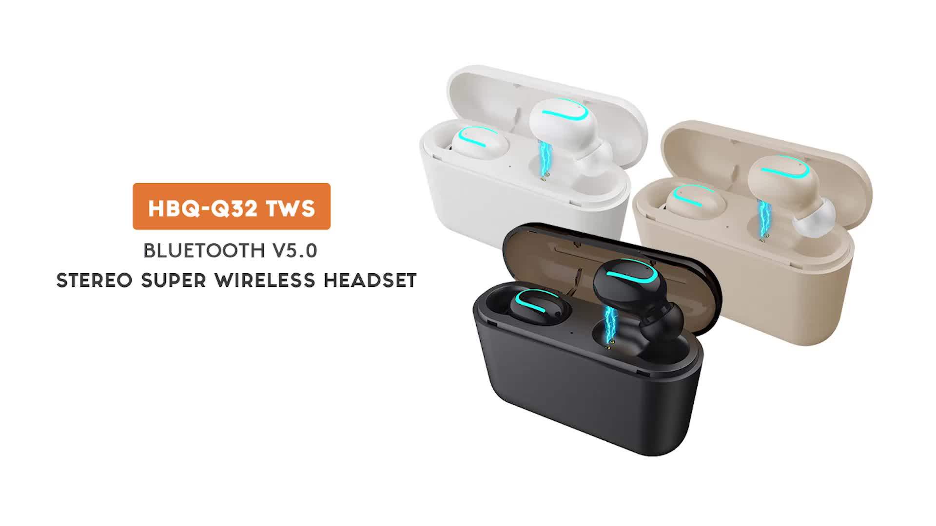 Hot Selling Waterproof Earbuds V5.0 Ture Wireless Stereo Earbuds