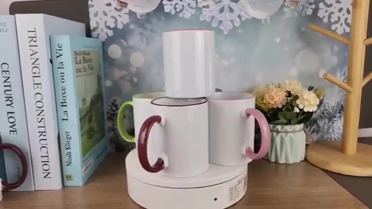 2022 Best Selling Sublimation Color Mug Handle Color Sublimation Mug
