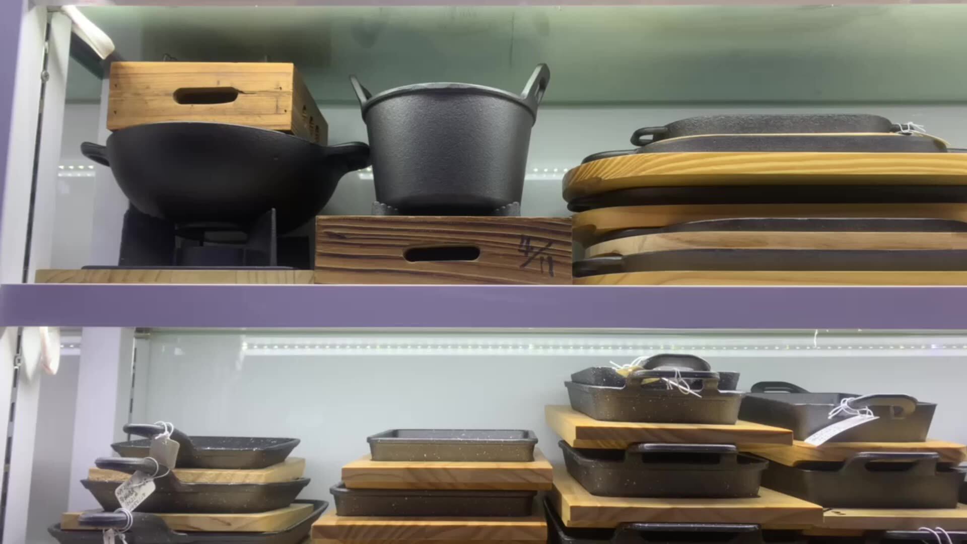 Hot Sale Cookware Steak Plate Teppanyaki Pan Cast Iron Round Sizzling