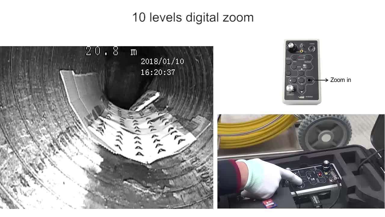 Wholesale Remote Control Sewer Inspection Camera With 360 Degree