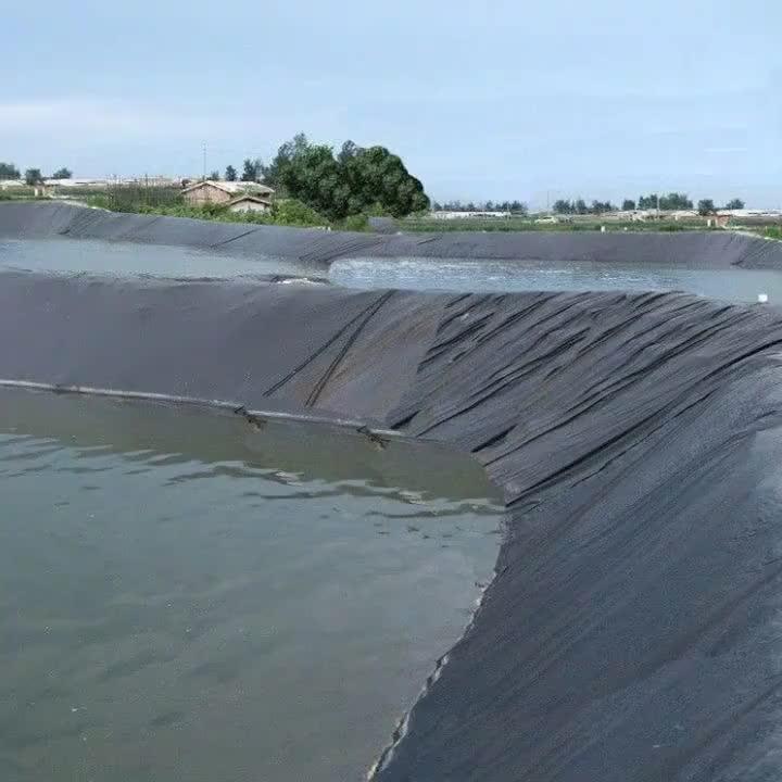 Factory Price Smooth Plastic Hdpe Geomembrane Sheet Drainage Ditch