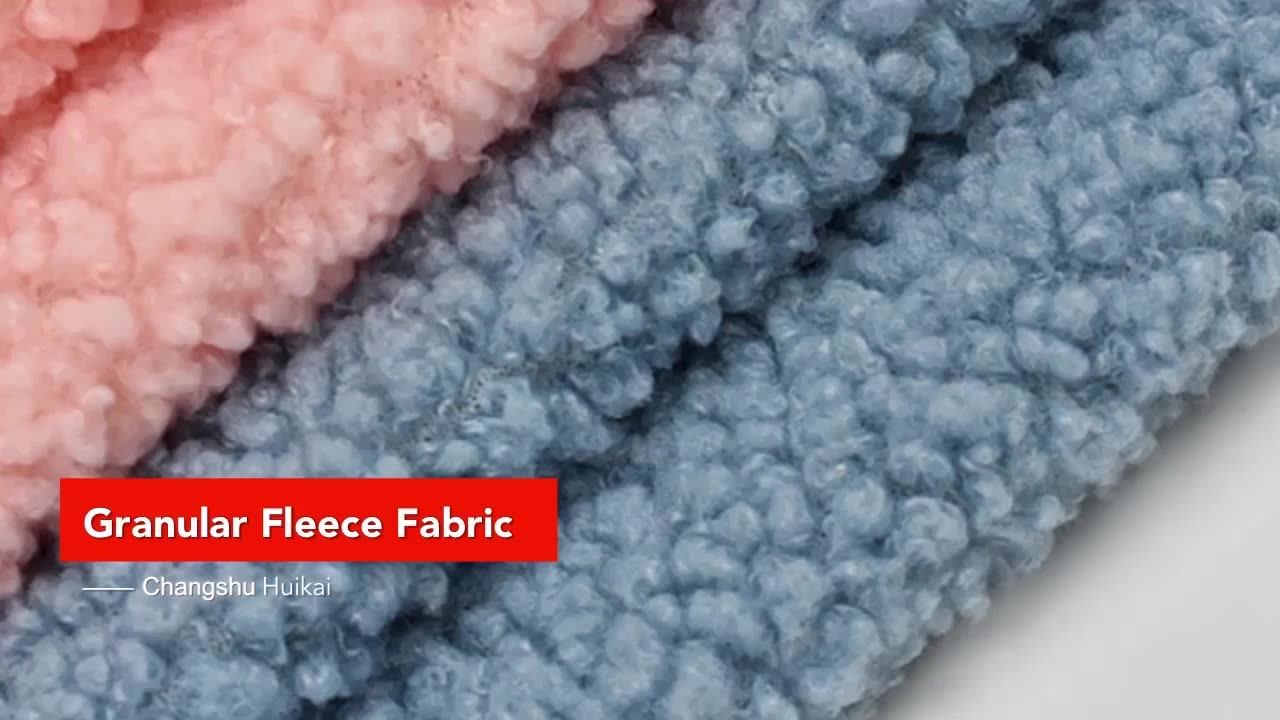 100 Polyester Sherpa Fleece Backed Suede Polyester Fabric Artificial