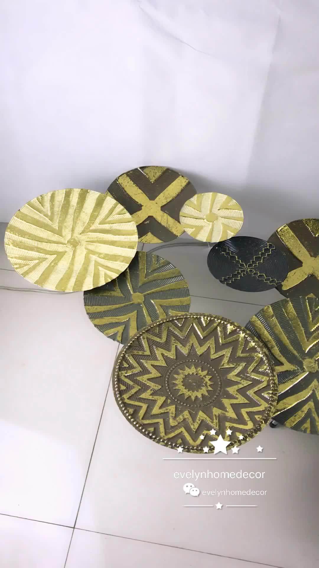 High End Antique Luxury Home Decor Wall Flower Metal Art Designing