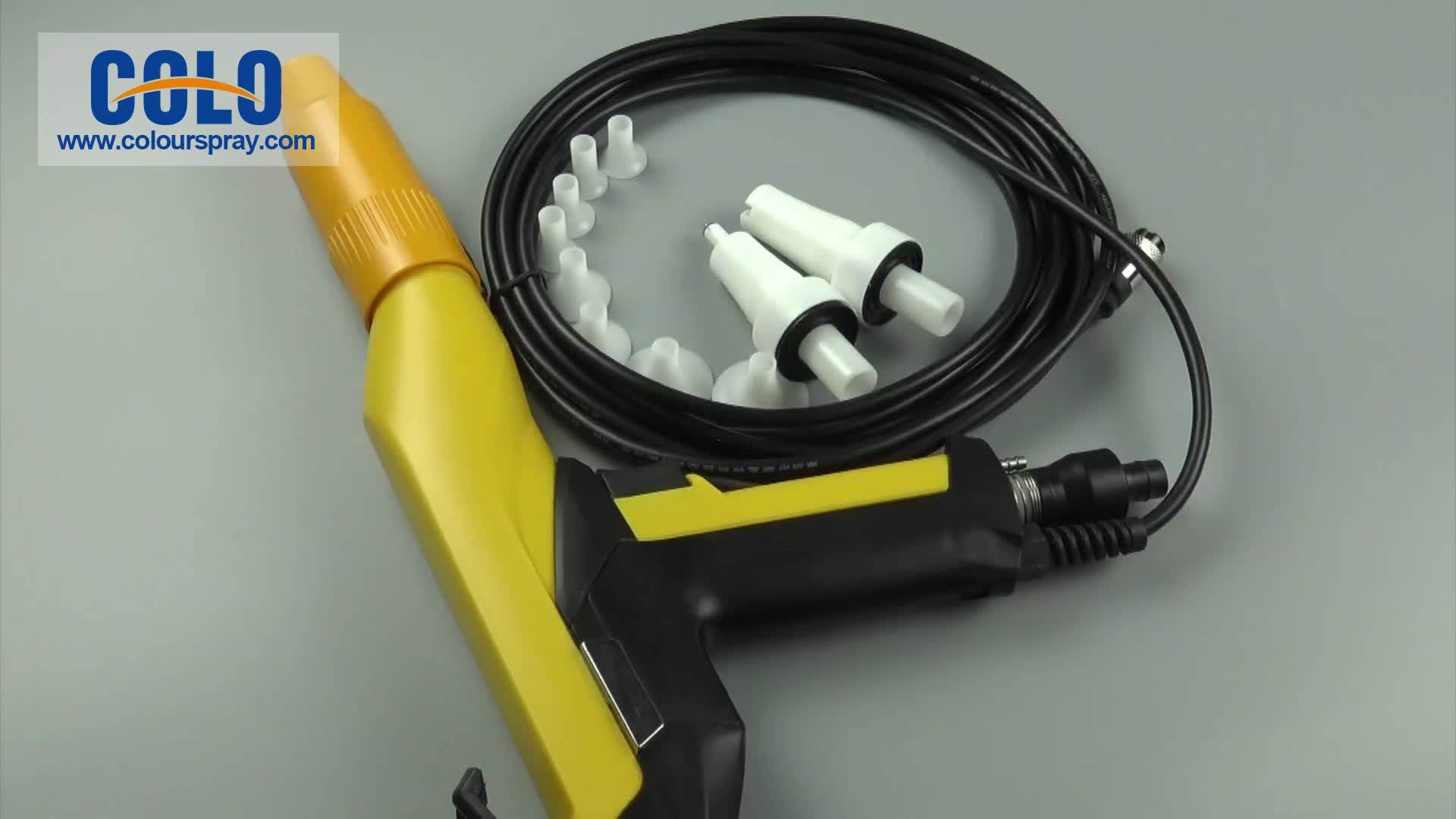 Gm03 Electrostatic Manual Powder Coating Gun Spare Parts And Powder