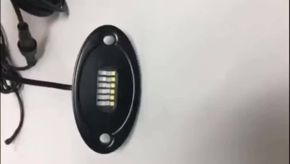 Car Interior 24w Mini Rgbw Offroad Led Rock Under Lights Rock Light