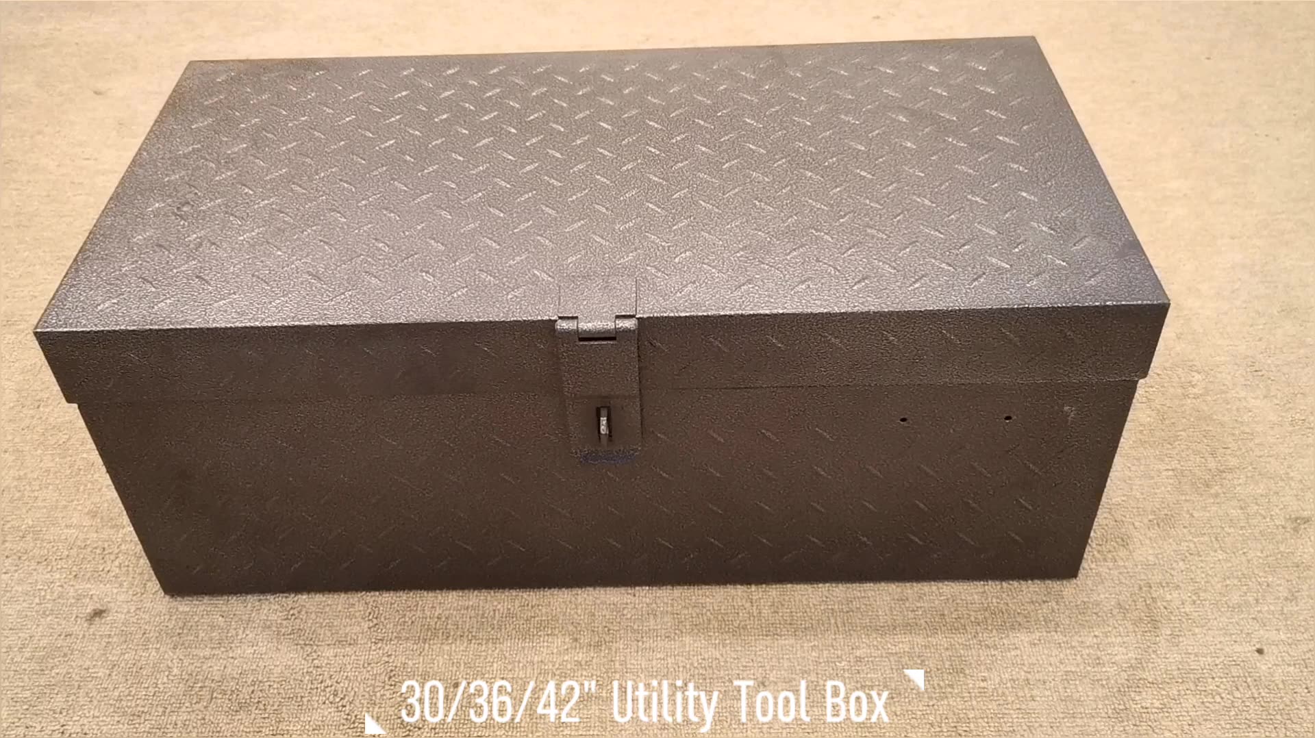 Aluminium Checker Plate Underbody Underbed Tongue Ute Tool Box For