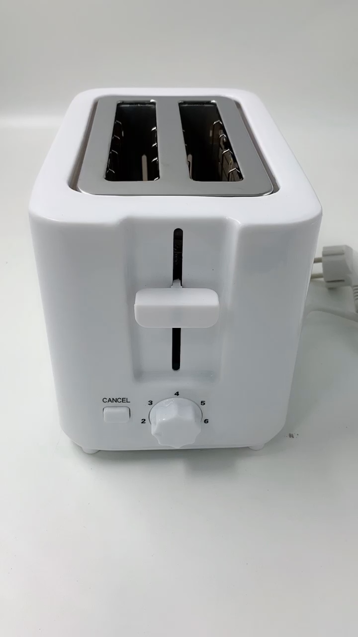 Hot Sale 2 Slice Toaster Easy To Clean Auto Centering System 2 Slice