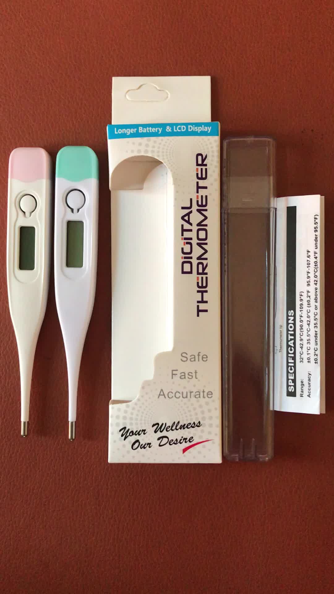 Electronic Thermometer Rectal & Axillary Underarm Body Temperature
