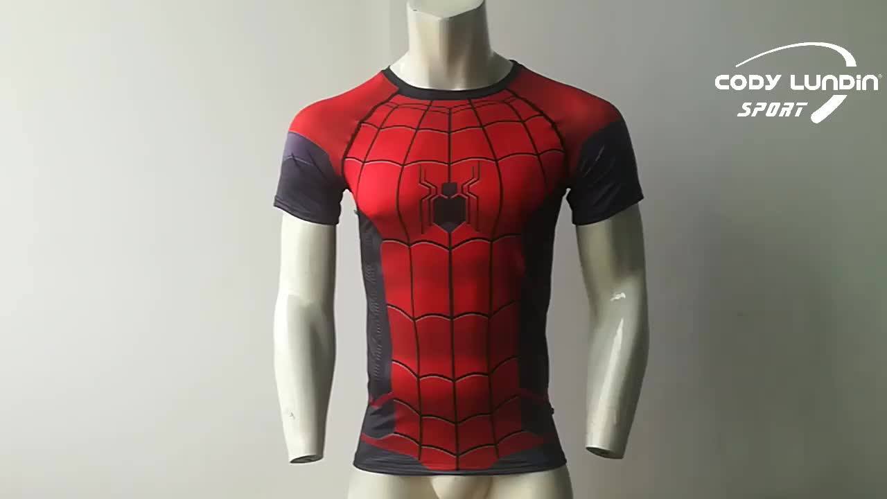 Wholesale Men Gym Wear Super Hero 3d Short Sleeve Tshirt Buy Tshirt