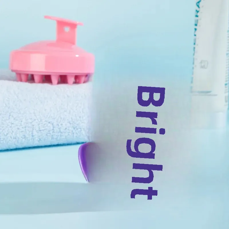 New Candy Color Shampoo Brush Cross-border Explosion Silicone Head Massage Brush Scalp Anti-itch Artifact Manufacturer Wholesale