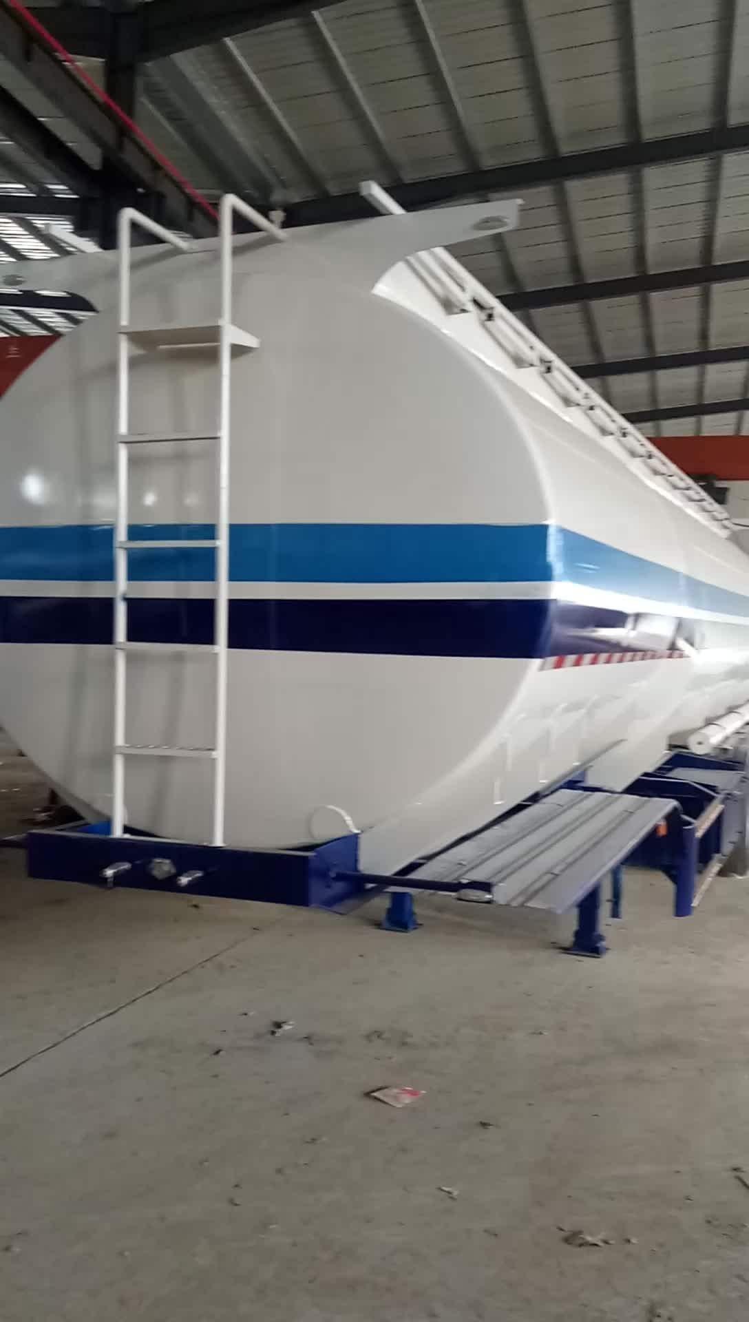 60000 Liter Oil Tank Big Capacity Oil Semi Fuel Tank Trailer For