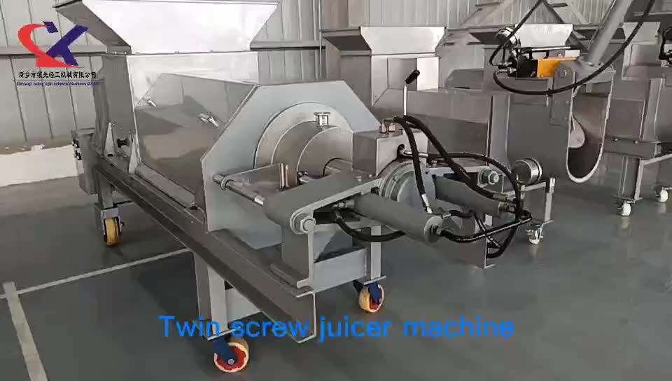 Commercial Fruit Juice Extracting Machines Screw Press Juicer Machine