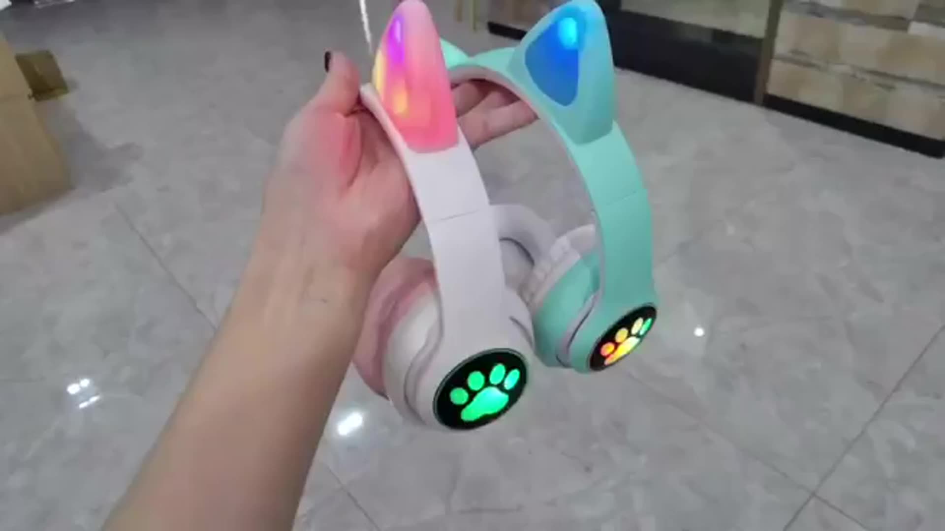 Auriculares Inalámbricos Kawaii Stn 28 Para Niños,Cascos Con Orejas De ...