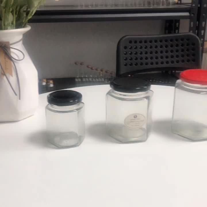 Custom 45ml 730ml Clear Empty Glass Jars And Bottles Luxury Glass Food