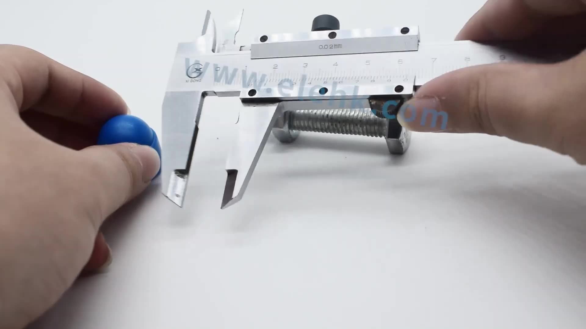 Elehk Plastic White Dome Bolt Nut Protection Caps Cover Hex Hexagon