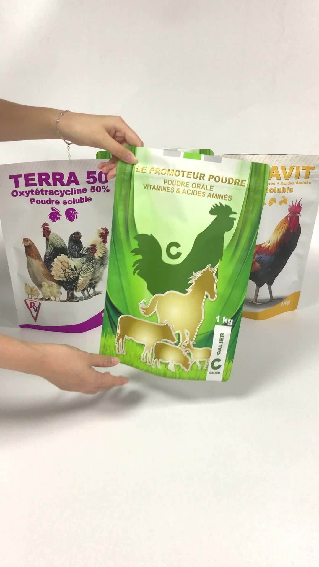 Matte White Tomato Seeds Aluminum Foil Laminated Mylar Ziplock Bags