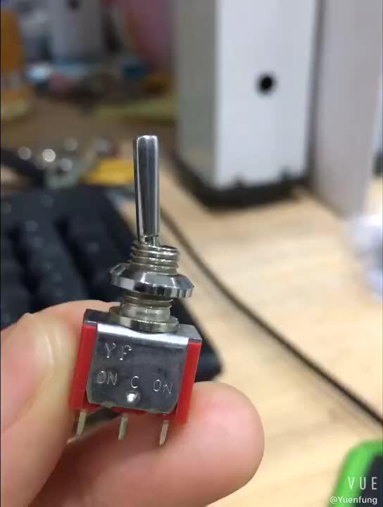 토글 스위치 플랫 핸들 On (on) Spdt 3p 싱글 사이드 순간 소형 토글 스위치 - Buy 토글 스위치 Rc 송신기,인증 ...