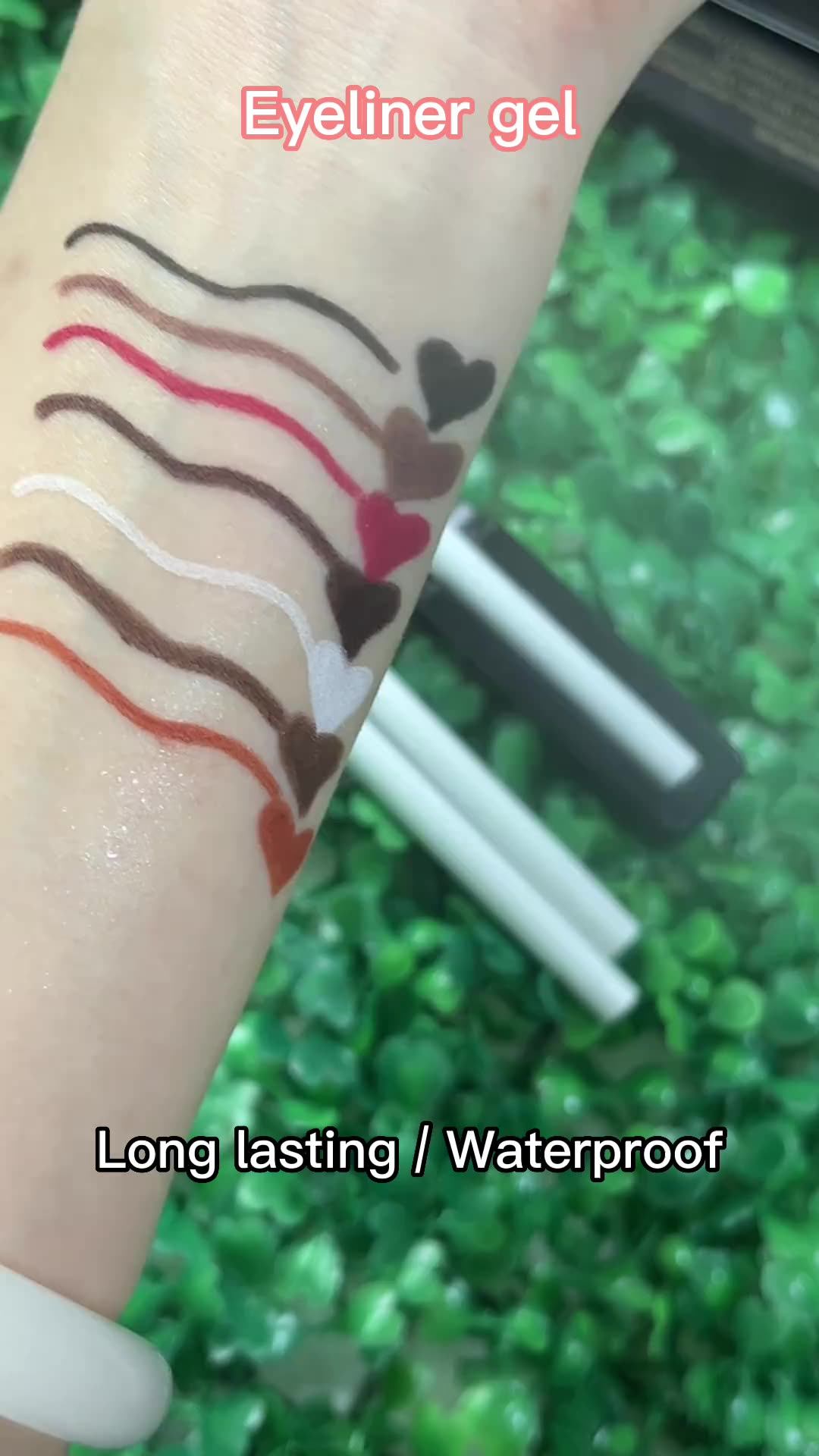 Private Label Brown Black Color Gel Eyeliner Pencil Waterproof Eye