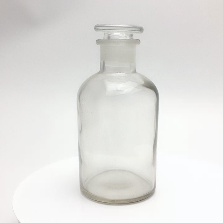 500ml Lab Reagent Bottle Clear Glass Apothecary Bottles With Glass