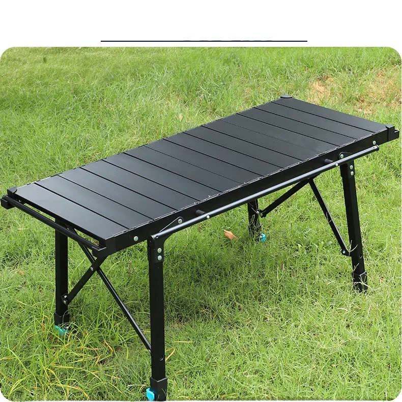Can be lifted aluminum alloy outdoor folding table portable camping…