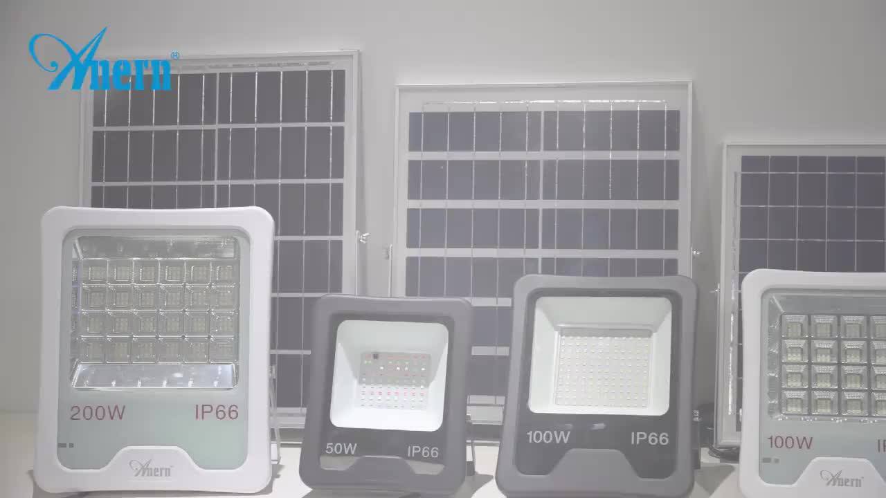 Anern Most Powerful 100w 6500k Solar Led Flood Light Buy Led Flood