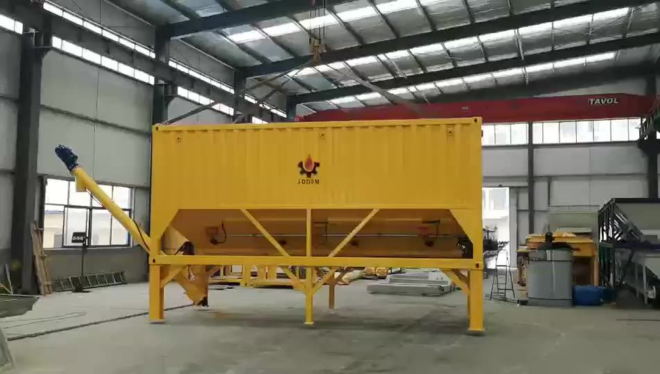 Bolted Portland Cement Storage Bins And Silos Used In Mobile Mixing