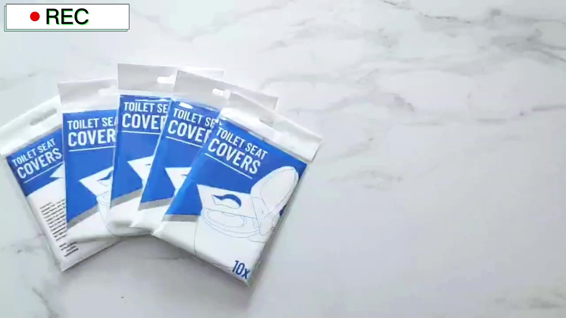 Hygienic Travel Pack Disposable Wc Seat Cover Paper Flushable