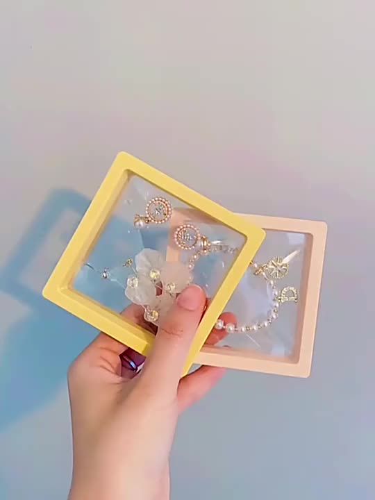 Thin Suspension Frame Display Case 3d Floating Transparent Dustproof