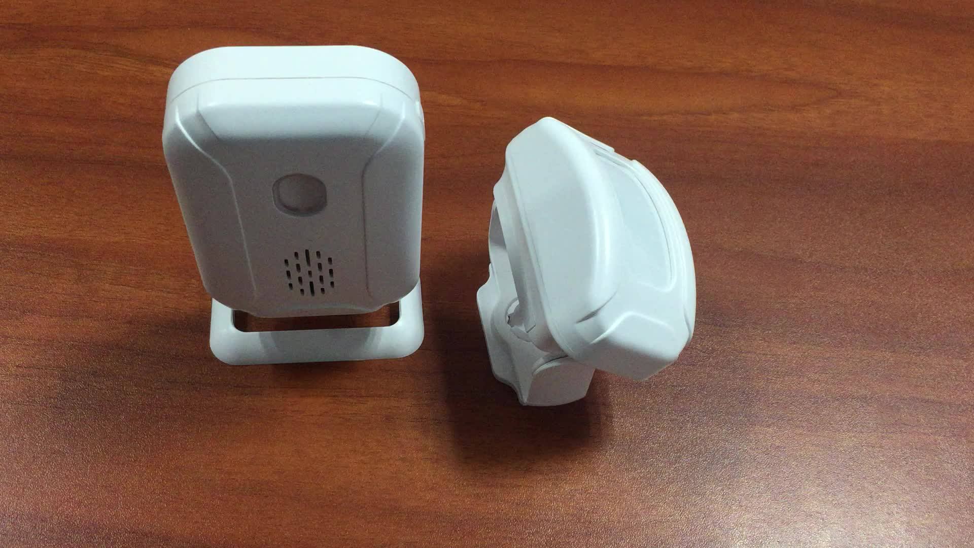 Wireless Door Bell Alarm Chime Kit Range Of 280m Batteries Or