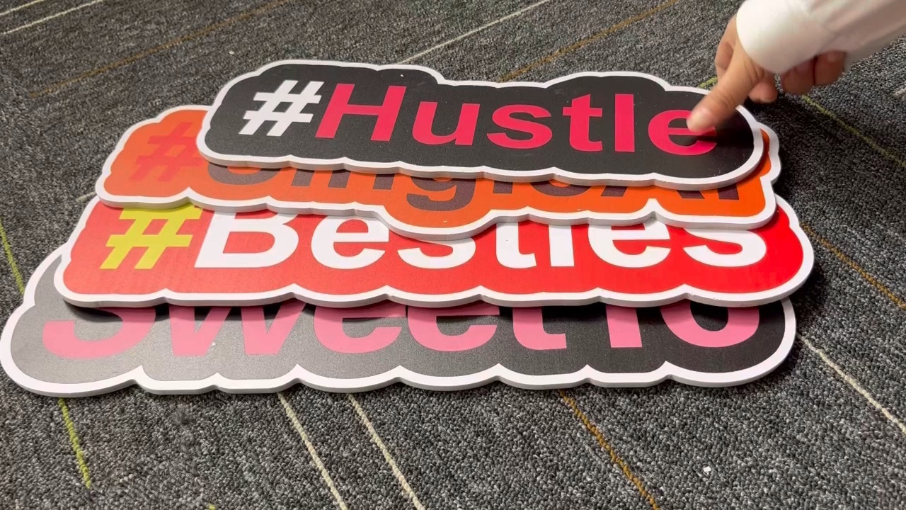 Customized Foam Board Sign Photo Booth Props Cheering Props Baby Photo