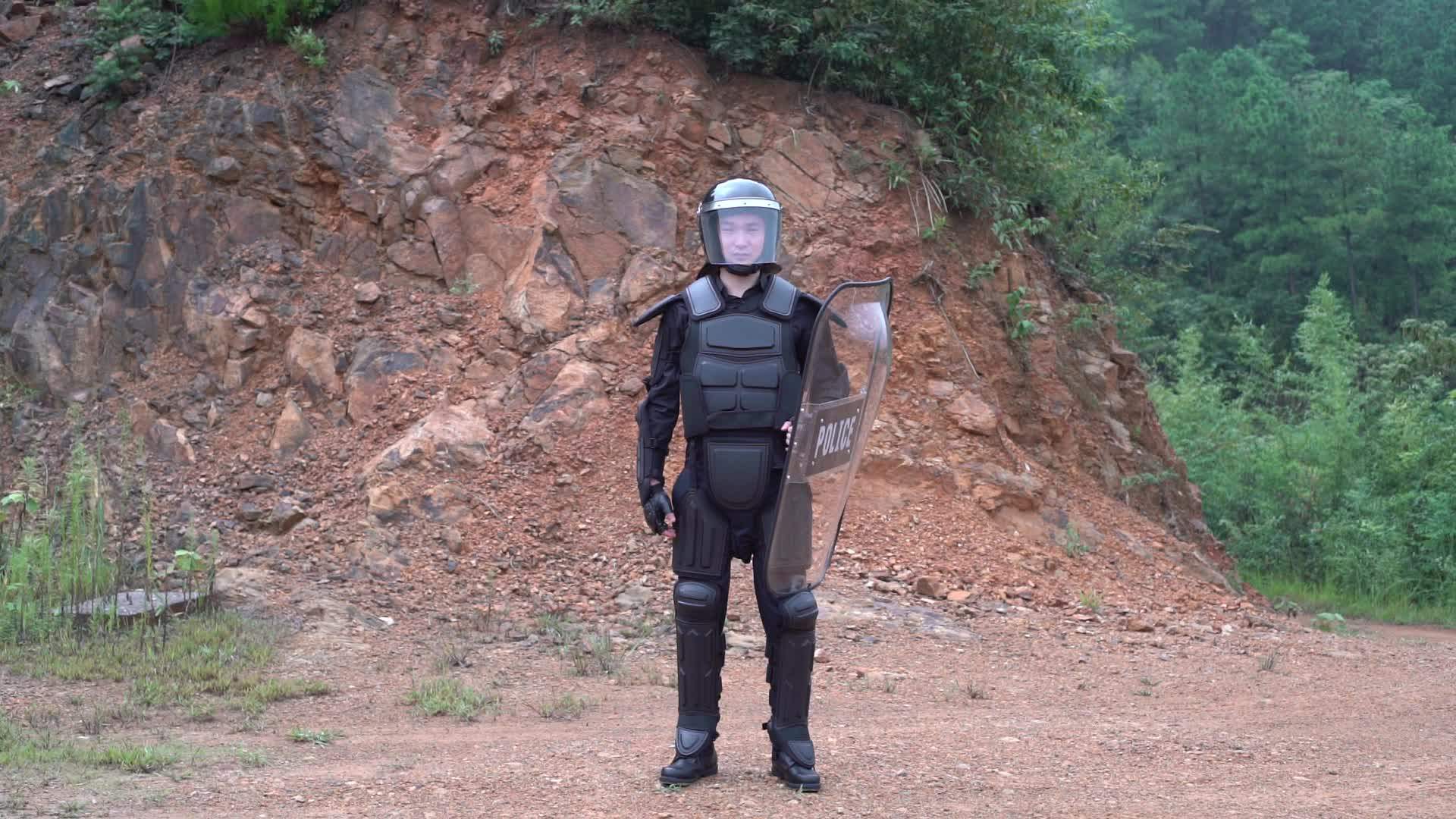 Tactical Anti Riot Armor For Full Body Protection Body Vest With Neck