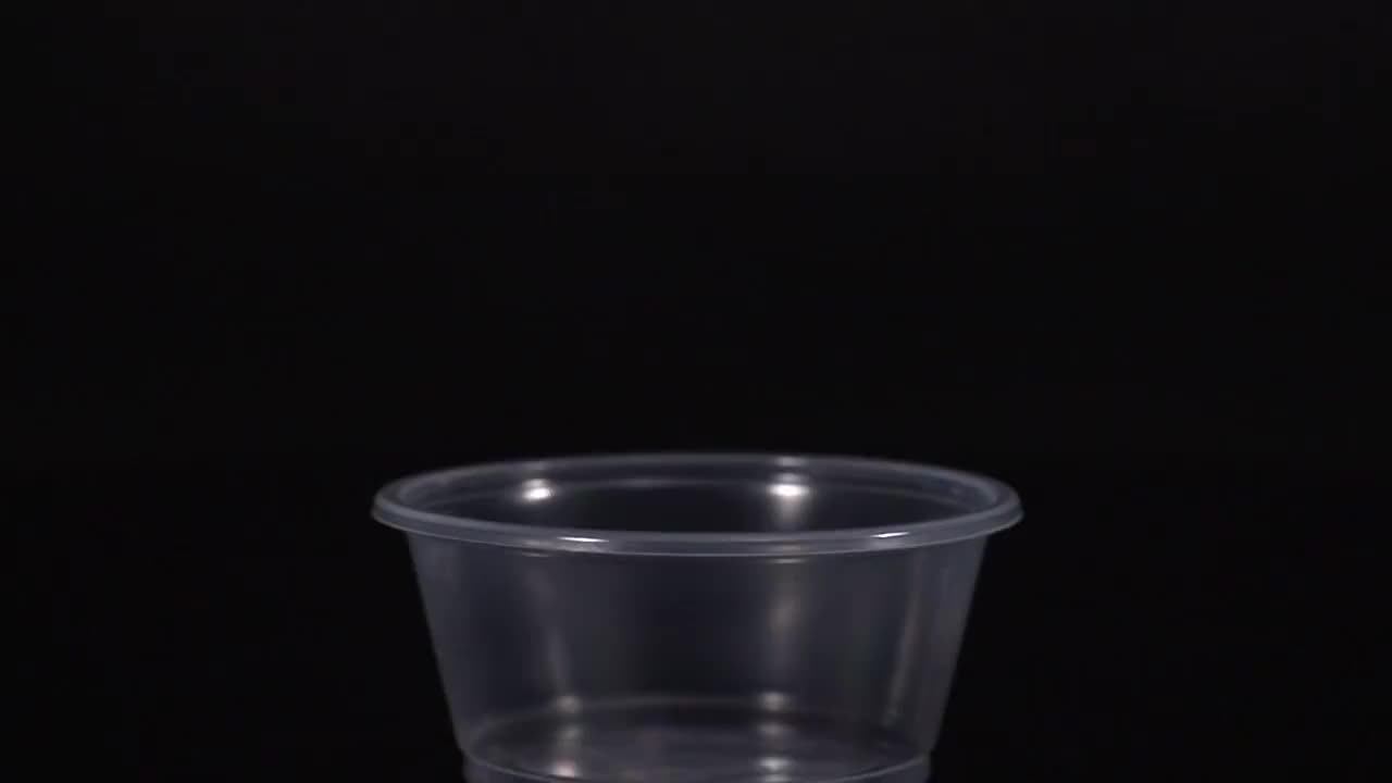 Mini 30ml Plastic Dessert Cups Disposable Sauce Container Wholesale Cup