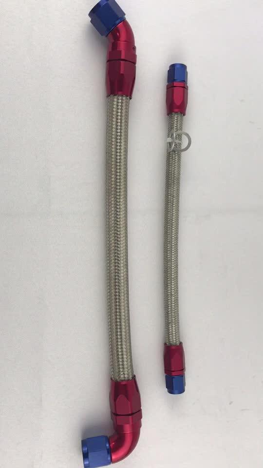Bjr High Pressure Automotive Rubber Flexible Fuel An10 S.s Braided Oil Line Hose Buy An10 S.s