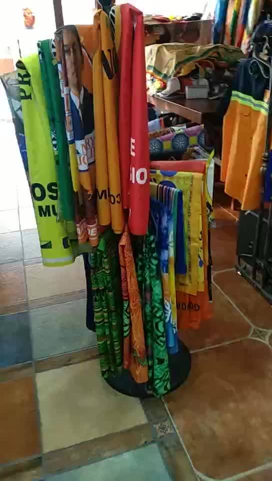 African Cotton Election Printed Kanga Wax Fabric For Kangas With