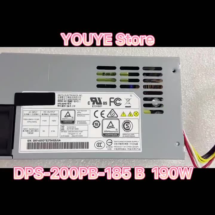 F190W Delta FLEX Power Supply DPS-200PB-185 B 100-240V Power POE Psu For Server Computer Cctv Nvr Video Recorder Panasonic Hikvision 1139752215